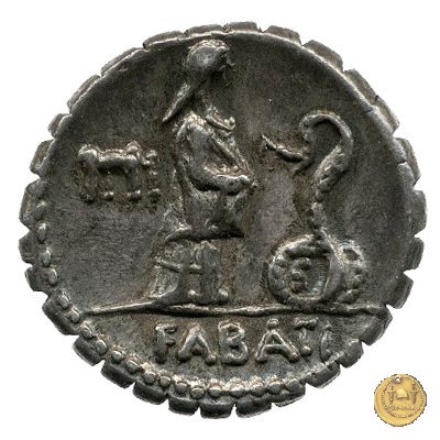 412/1 - denario L. Roscius Fabatus 64 BC (Roma)