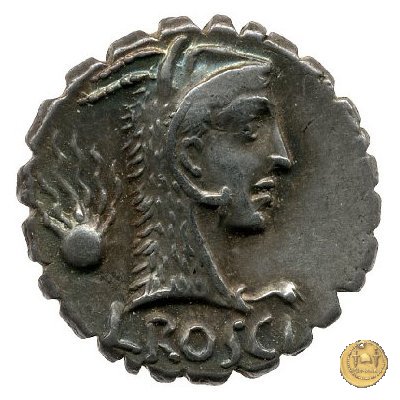 412/1 - denario L. Roscius Fabatus 64 BC (Roma)