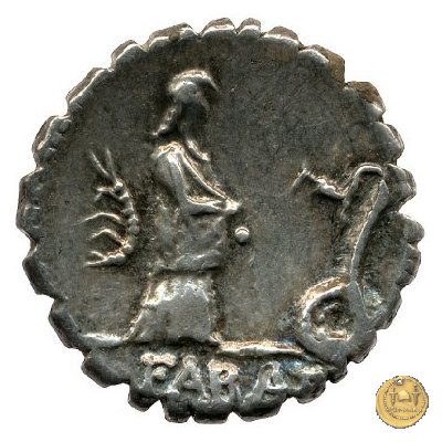 412/1 - denario L. Roscius Fabatus 64 BC (Roma)