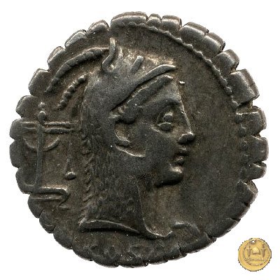 412/1 - denario L. Roscius Fabatus 64 BC (Roma)