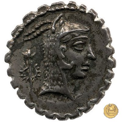 412/1 - denario L. Roscius Fabatus 64 BC (Roma)