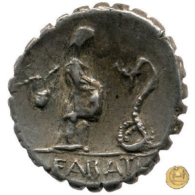 412/1 - denario L. Roscius Fabatus 64 BC (Roma)