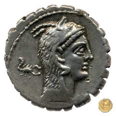 412/1 - denario L. Roscius Fabatus 64 BC (Roma)