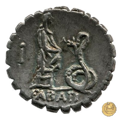 412/1 - denario L. Roscius Fabatus 64 BC (Roma)