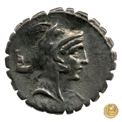 412/1 - denario L. Roscius Fabatus 64 BC (Roma)