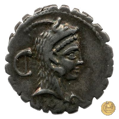 412/1 - denario L. Roscius Fabatus 64 BC (Roma)