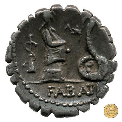 412/1 - denario L. Roscius Fabatus 64 BC (Roma)