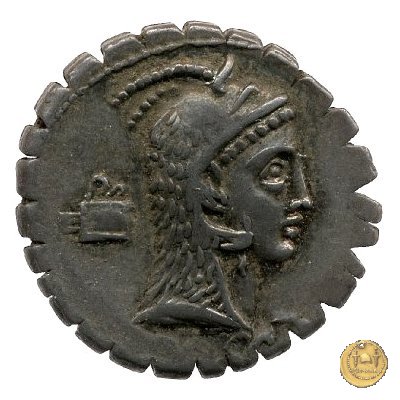 412/1 - denario L. Roscius Fabatus 64 BC (Roma)