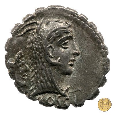 412/1 - denario L. Roscius Fabatus 64 BC (Roma)