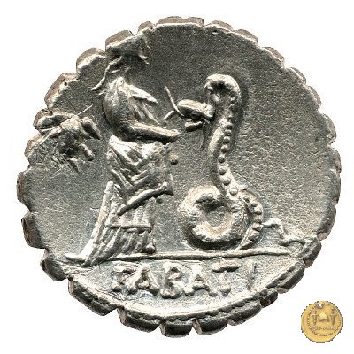 412/1 - denario L. Roscius Fabatus 64 BC (Roma)