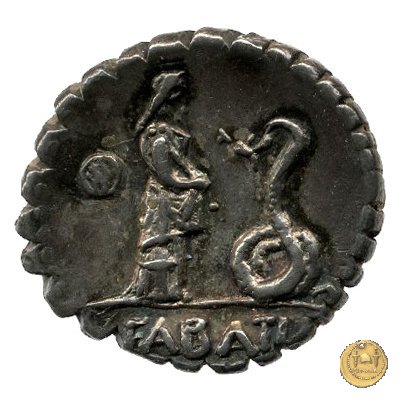 412/1 - denario L. Roscius Fabatus 64 BC (Roma)