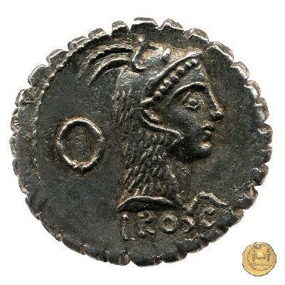 412/1 - denario L. Roscius Fabatus 64 BC (Roma)