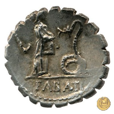 412/1 - denario L. Roscius Fabatus 64 BC (Roma)