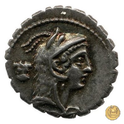 412/1 - denario L. Roscius Fabatus 64 BC (Roma)