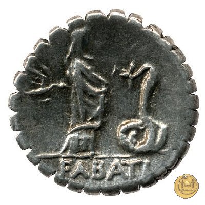 412/1 - denario L. Roscius Fabatus 64 BC (Roma)