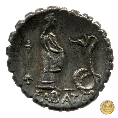 412/1 - denario L. Roscius Fabatus 64 BC (Roma)