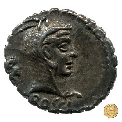 412/1 - denario L. Roscius Fabatus 64 BC (Roma)