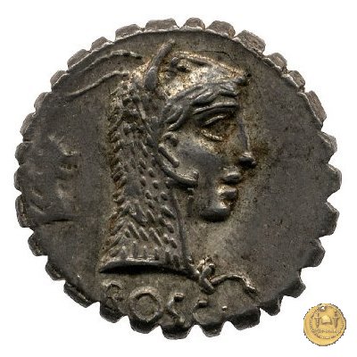 412/1 - denario L. Roscius Fabatus 64 BC (Roma)