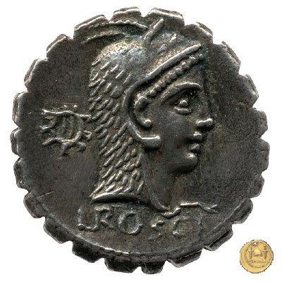 412/1 - denario L. Roscius Fabatus 64 BC (Roma)