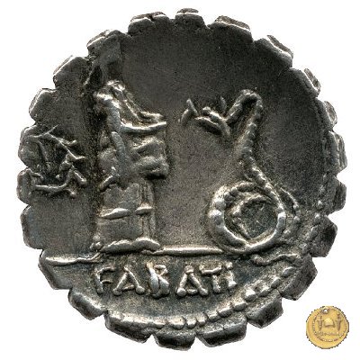 412/1 - denario L. Roscius Fabatus 64 BC (Roma)