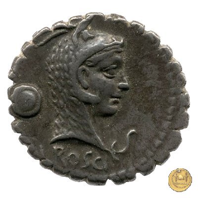 412/1 - denario L. Roscius Fabatus 64 BC (Roma)