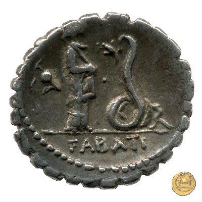 412/1 - denario L. Roscius Fabatus 64 BC (Roma)