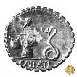 412/1 - denario L. Roscius Fabatus 64 BC (Roma)