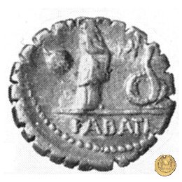 412/1 - denario L. Roscius Fabatus 64 BC (Roma)