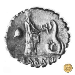 412/1 - denario L. Roscius Fabatus 64 BC (Roma)