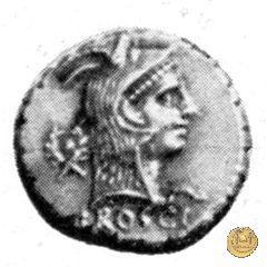 412/1 - denario L. Roscius Fabatus 64 BC (Roma)