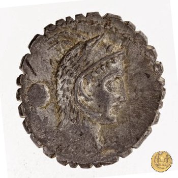 412/1 - denario L. Roscius Fabatus 64 BC (Roma)