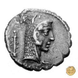 412/1 - denario L. Roscius Fabatus 64 BC (Roma)