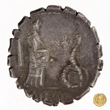 412/1 - denario L. Roscius Fabatus 64 BC (Roma)