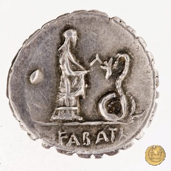 412/1 - denario L. Roscius Fabatus 64 BC (Roma)