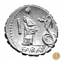 412/1 - denario L. Roscius Fabatus 64 BC (Roma)