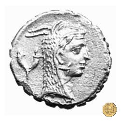 412/1 - denario L. Roscius Fabatus 64 BC (Roma)