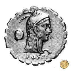 412/1 - denario L. Roscius Fabatus 64 BC (Roma)