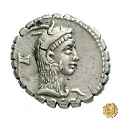 412/1 - denario L. Roscius Fabatus 64 BC (Roma)