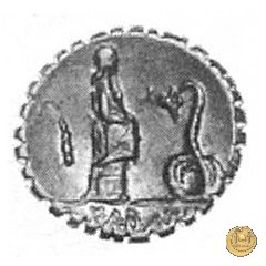 412/1 - denario L. Roscius Fabatus 64 BC (Roma)