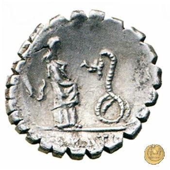 412/1 - denario L. Roscius Fabatus 64 BC (Roma)