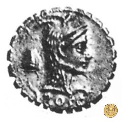 412/1 - denario L. Roscius Fabatus 64 a.C. (Roma)