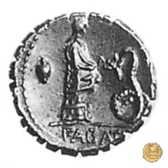 412/1 - denario L. Roscius Fabatus 64 BC (Roma)