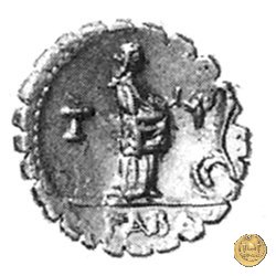 412/1 - denario L. Roscius Fabatus 64 BC (Roma)