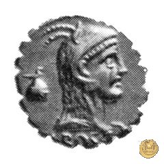 412/1 - denario L. Roscius Fabatus 64 BC (Roma)