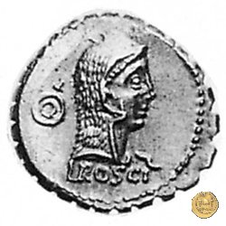 412/1 - denario L. Roscius Fabatus 64 BC (Roma)