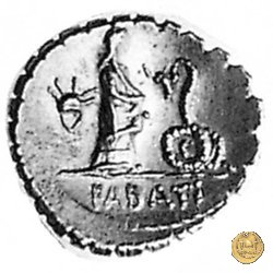 412/1 - denario L. Roscius Fabatus 64 BC (Roma)