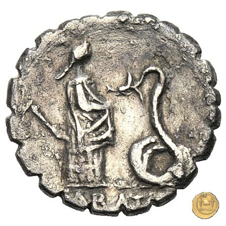 412/1 - denario L. Roscius Fabatus 64 BC (Roma)