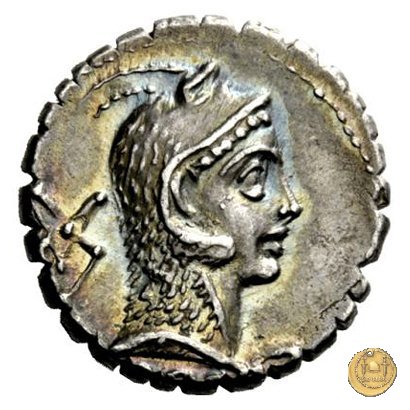 412/1 - denario L. Roscius Fabatus 64 BC (Roma)