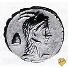 412/1 - denario L. Roscius Fabatus 64 BC (Roma)