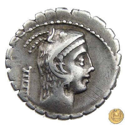 412/1 - denario L. Roscius Fabatus 64 BC (Roma)